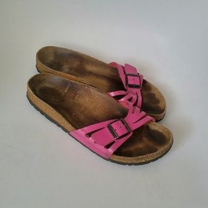 Pink Birkenstock sandals